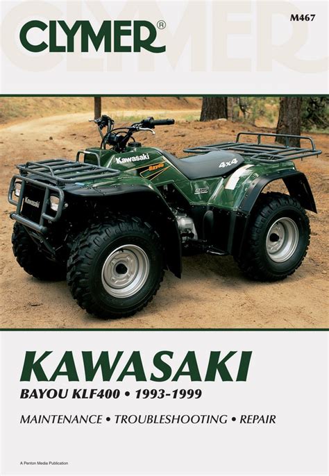 Kawasaki Bayou 400 Service Manual Repair 1993 1999 Klf 400