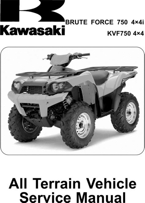 Kawasaki Brute Force 750 4x4i Kvf 750 4x4 2010 Factory Service Repair Manual Download