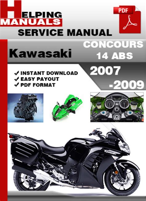 Kawasaki Concours 14 Abs 2007 2009 Service Repair Manual Download