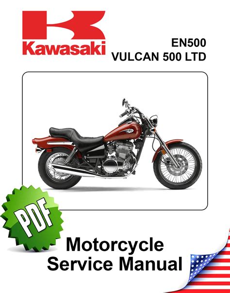 Kawasaki En500 Vulcan 500 Ltd Service Repair Pdf Manual Download 1997 2008