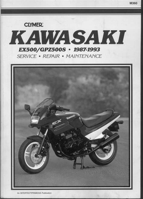Kawasaki Ex 500 Gpz 500 S Service Manual 1987 1993