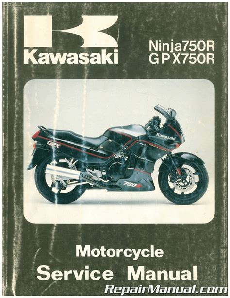 Kawasaki Gpx750r Zx750f 1987 1991 Service Repair Manual Pdf