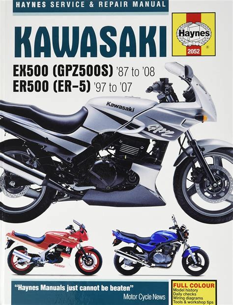 Kawasaki Gpz500s 1989 Repair Service Manual