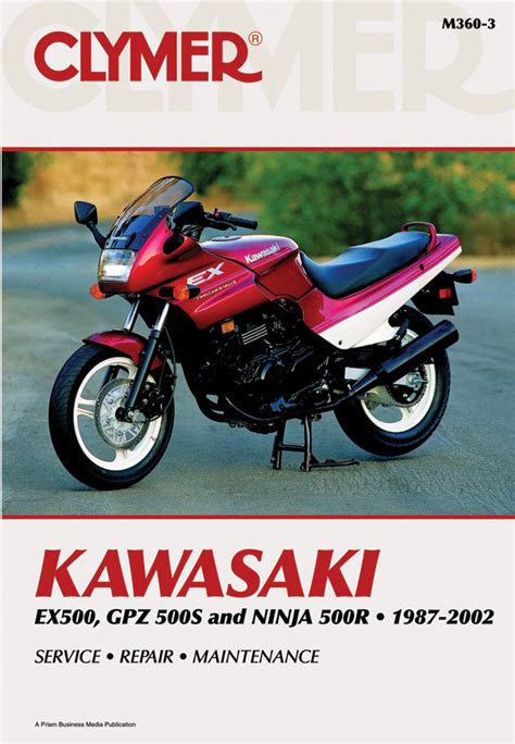 Kawasaki Gpz500s Ex500 Motorcycle Full Service Repair Manual 1987 1993