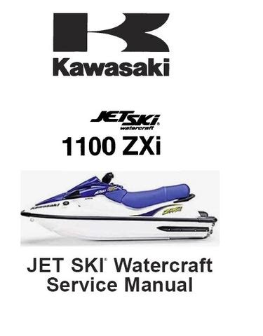 Kawasaki Jet Ski 1100zxi Workshop Repair Service Manual Download