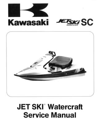 Kawasaki Jet Ski Jf650 Jl650 Js650 Service Repair Pdf Manual Download 1992 1994