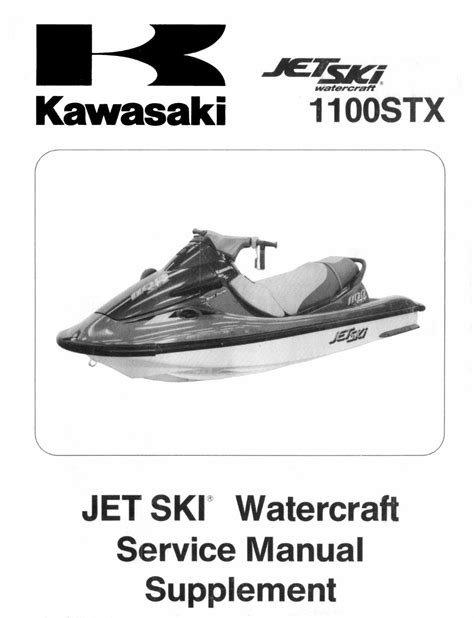 Kawasaki Jet Ski Jh1100 Jt1100 Full Service Repair Manual 1996 1998