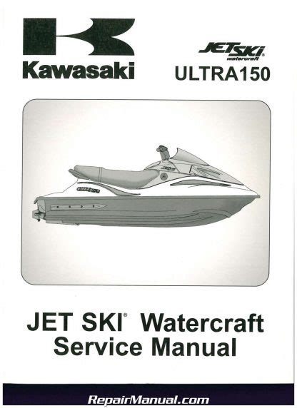 Kawasaki Jet Ski Ultra 150 1200 Service Manual Repair 2003 2005 Jh1200 Pwc