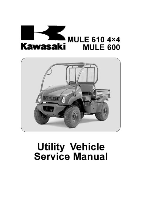 Kawasaki Kaf 400 Mule 600 610 4x4 Full Service Repair Manual 2005 2006