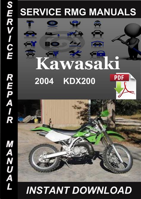 Kawasaki Kdx200 2004 Factory Service Repair Manual Download