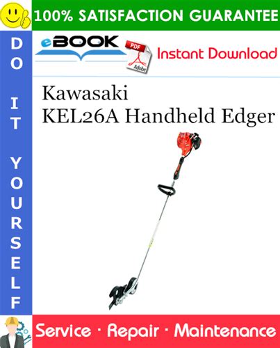 Kawasaki Kel26a Handheld Edger Service Repair Workshop Manual Download