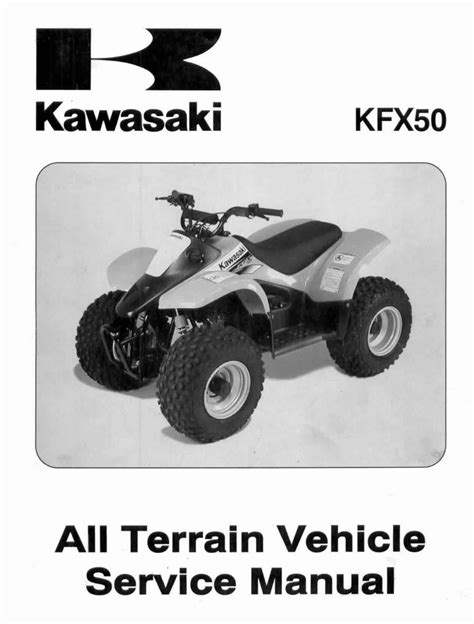 Kawasaki Kfx 50 Kfx50 Ksf50 Full Service Repair Manual 2003 2006