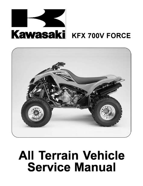 Kawasaki Kfx 700 V Force Service Repair Manual