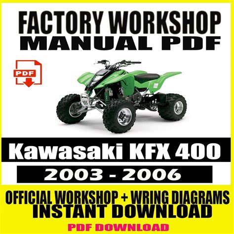 Kawasaki Kfx400 Service Manual