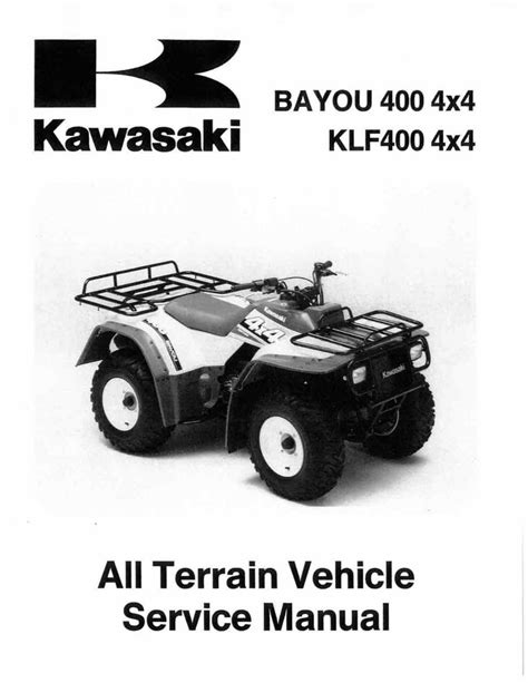 Kawasaki Klf 400 1991 Repair Service Manual