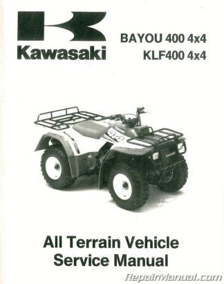 Kawasaki Klf 400 1993 Repair Service Manual