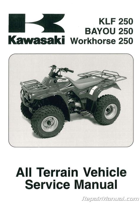 Kawasaki Klf250 Bayou250 2002 2006 Service Repair Manual