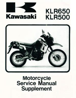 Kawasaki Klr 500 650 Workshop Service Repair Manual Download