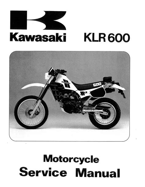 Kawasaki Klr500 Klr650 1999 Repair Service Manual