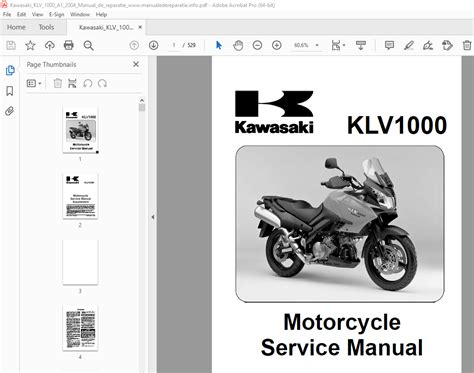 Kawasaki Klv1000 2003 2005 Factory Service Repair Manual Pdf