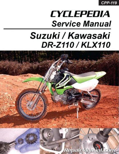 Kawasaki Klx110 Service Manual Repair 2002 2009 Klx 110 Dr Z110 Drz110