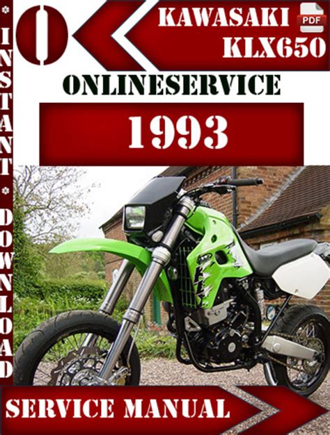 Kawasaki Klx650 1993 2007 Full Service Repair Manual