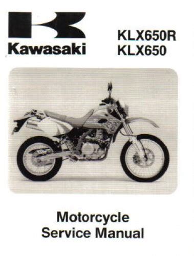 Kawasaki Klx650 1997 Repair Service Manual