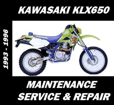 Kawasaki Klx650 2004 Repair Service Manual