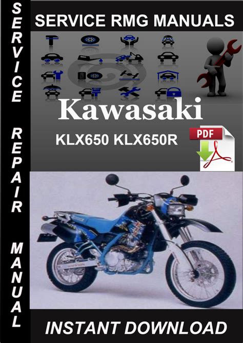 Kawasaki Klx650 Klx650r Factory Service Repair Manual Download