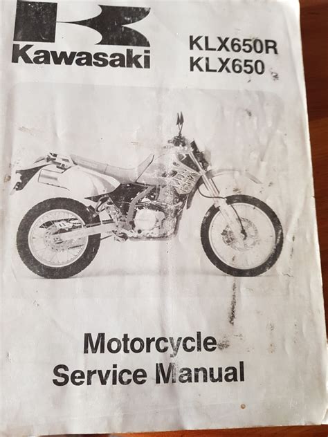 Kawasaki Klx650r 1998 Repair Service Manual