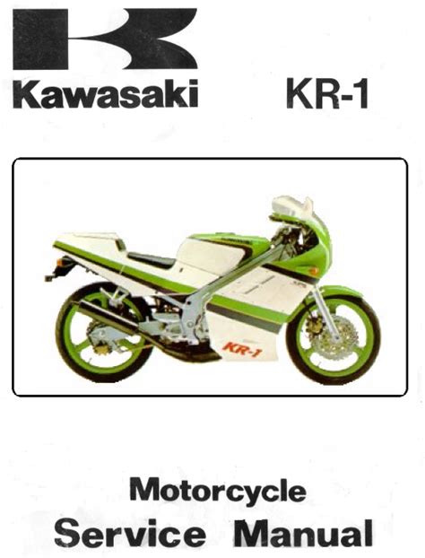 Kawasaki Kr1 Kr250 Workshop Service Manual 1 Download