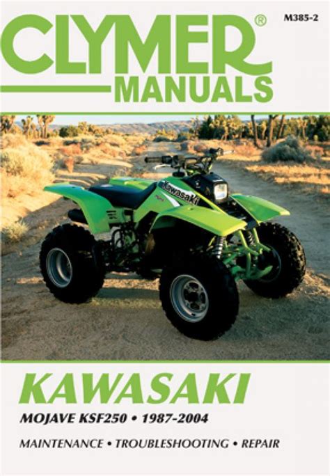 Kawasaki Ksf250 Mojave 1998 Factory Service Repair Manual