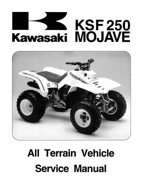 Kawasaki Ksf250 Mojave 250 Atv Full Service Repair Manual 1987 2004