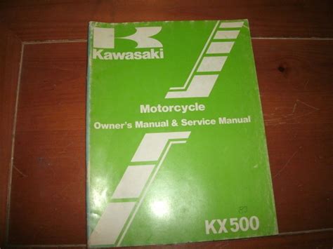 Kawasaki Kx500 1983 2004 Factory Service Repair Manual