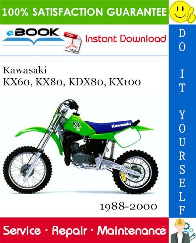 Kawasaki Kx60 Kx80 Kdx80 Kx100 1999 Repair Service Manual