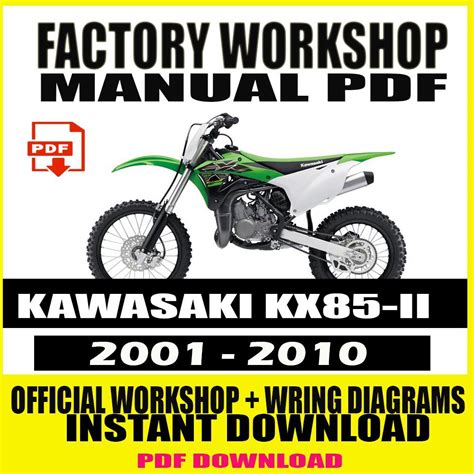 Kawasaki Kx85 2004 Factory Service Repair Manual