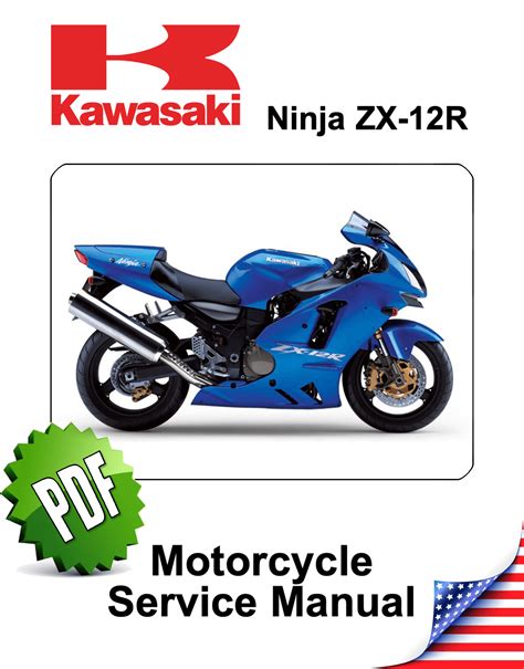 Kawasaki Motorcycle 2000 Ninja Zx12r Service Manual