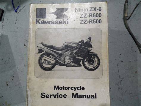 Kawasaki Motorcycle Ninja Zx6 Zzr600 Zzr500 Service Manual