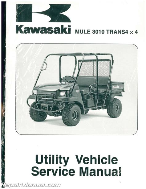 Kawasaki Mule 3010 Trans Service Manual Repair 2005 Kaf620 Utv