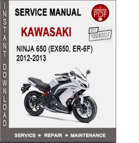 Kawasaki Ninja 650r 2005 2012 Full Service Repair Manual