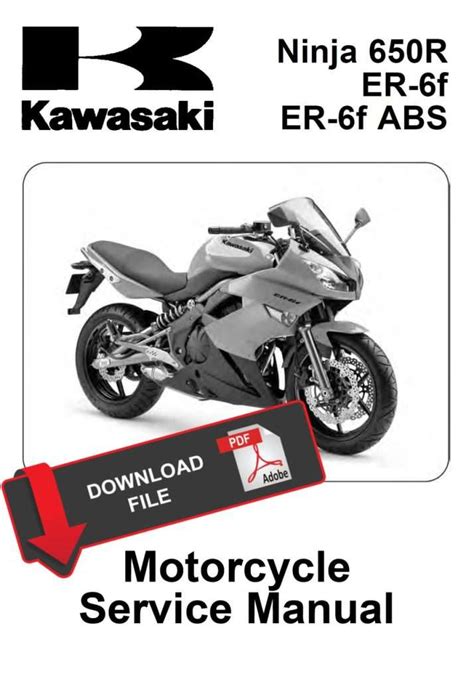 Kawasaki Ninja 650r 2009 Repair Service Manual