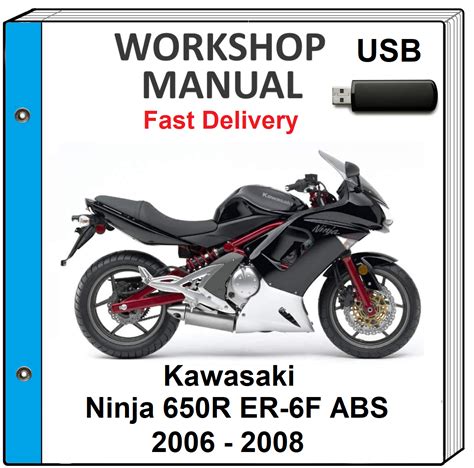 Kawasaki Ninja 650r Er 6f Abs Full Service Repair Manual 2