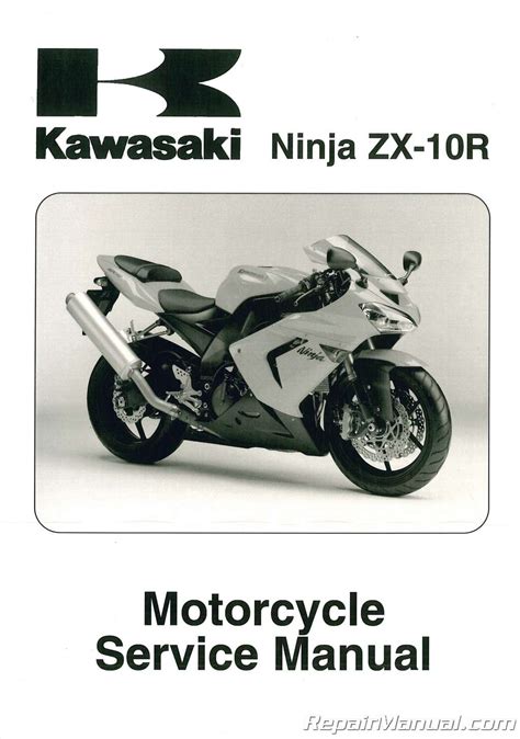 Kawasaki Ninja Zx 10r Motorcycle Service Repair Manual 2004 2005 Download