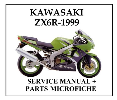 Kawasaki Ninja Zx 6r 1998 1999 Full Service Repair Manual