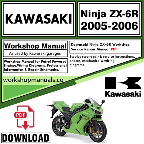Kawasaki Ninja Zx 6r 2005 Service Manual