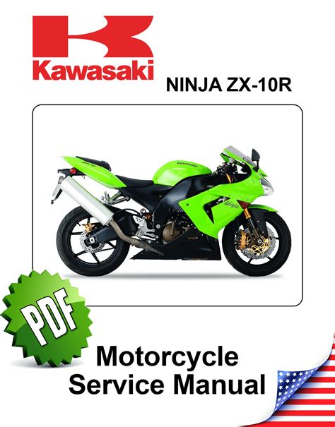 Kawasaki Ninja Zx10r 2004 Factory Service Repair Manual