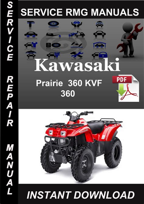 Kawasaki Prairie 360 Service Repair Pdf Manual Download 2002 2005