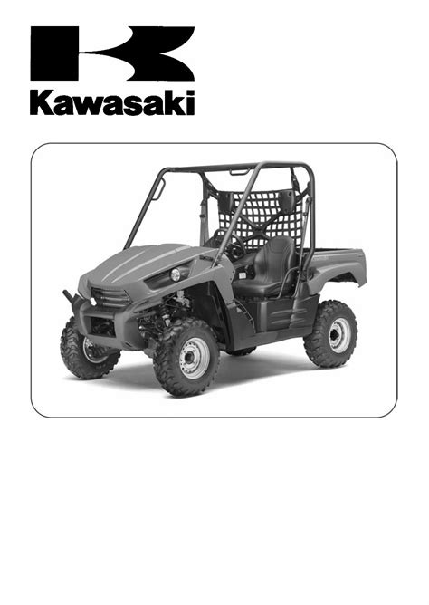 Kawasaki Teryx Fi 4x4 Le Full Service Repair Manual 2010 2013