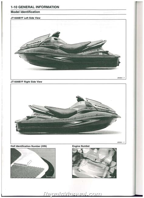 Kawasaki Ultra 250 2010 Factory Service Repair Manual