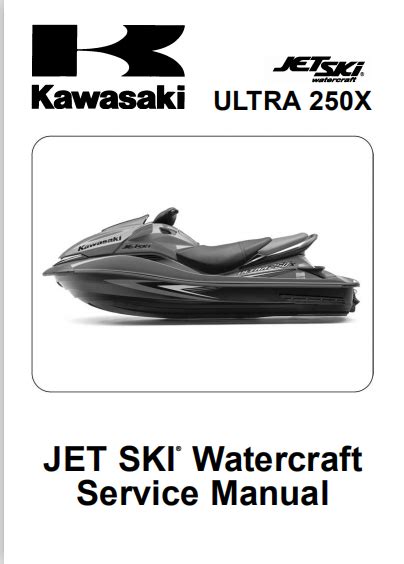 Kawasaki Ultra 250x Service Manual Free